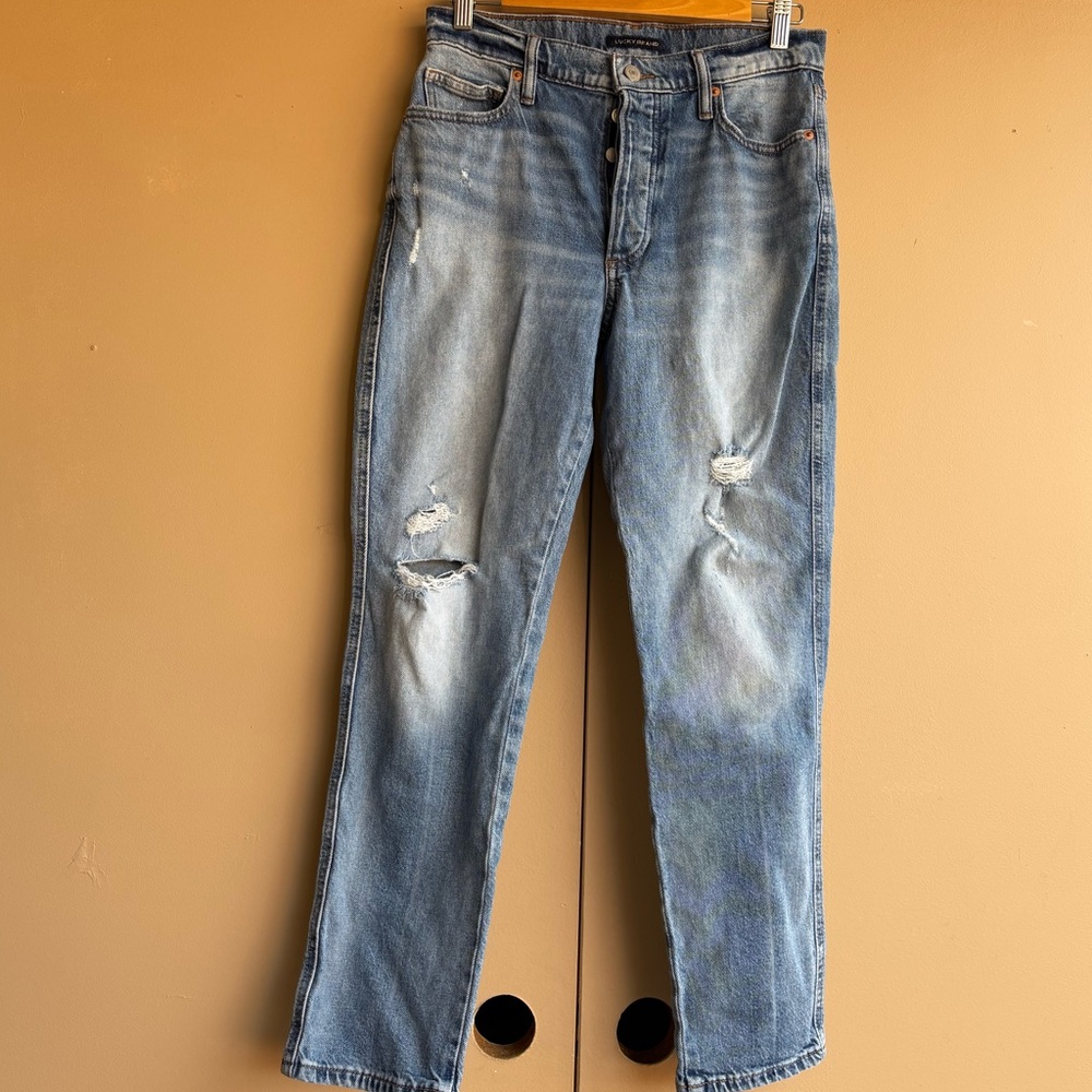 Lucky brand button fly women’s high rise jeans